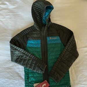 Cotopaxi Capa Insulated Hooded Jacket, XS, Green, NWT